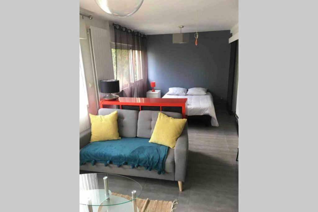 Appartement Bel appart rez de jardin 10min centre 5min quai à Rouen Extérieur photo